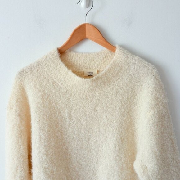 Aritzia Wilfred Seissan Alpaca Wool Sweater Birch Size 1/ Small - Picture 8 of 11